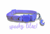 WICCAN moon phase cult witch cat BREAKAWAY collar (great for Halloween)
