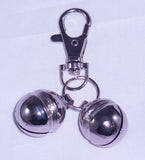 Lahore Bells for Dogs with Lobster Clasp & split ring & free ID Barrel ALL SIZES