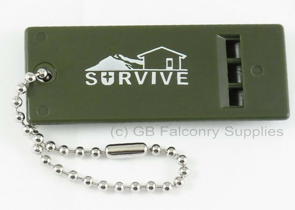 Survival Whistle developed for distance ideal for dog training