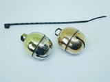 Crystal clear dual tone Acorn bells for Dogs