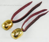 Acorn Bells, Gold Plated exceptional sounding bells for dog collars