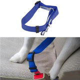 Dog Car seat belt. clips into seat belt buckle and adjustable